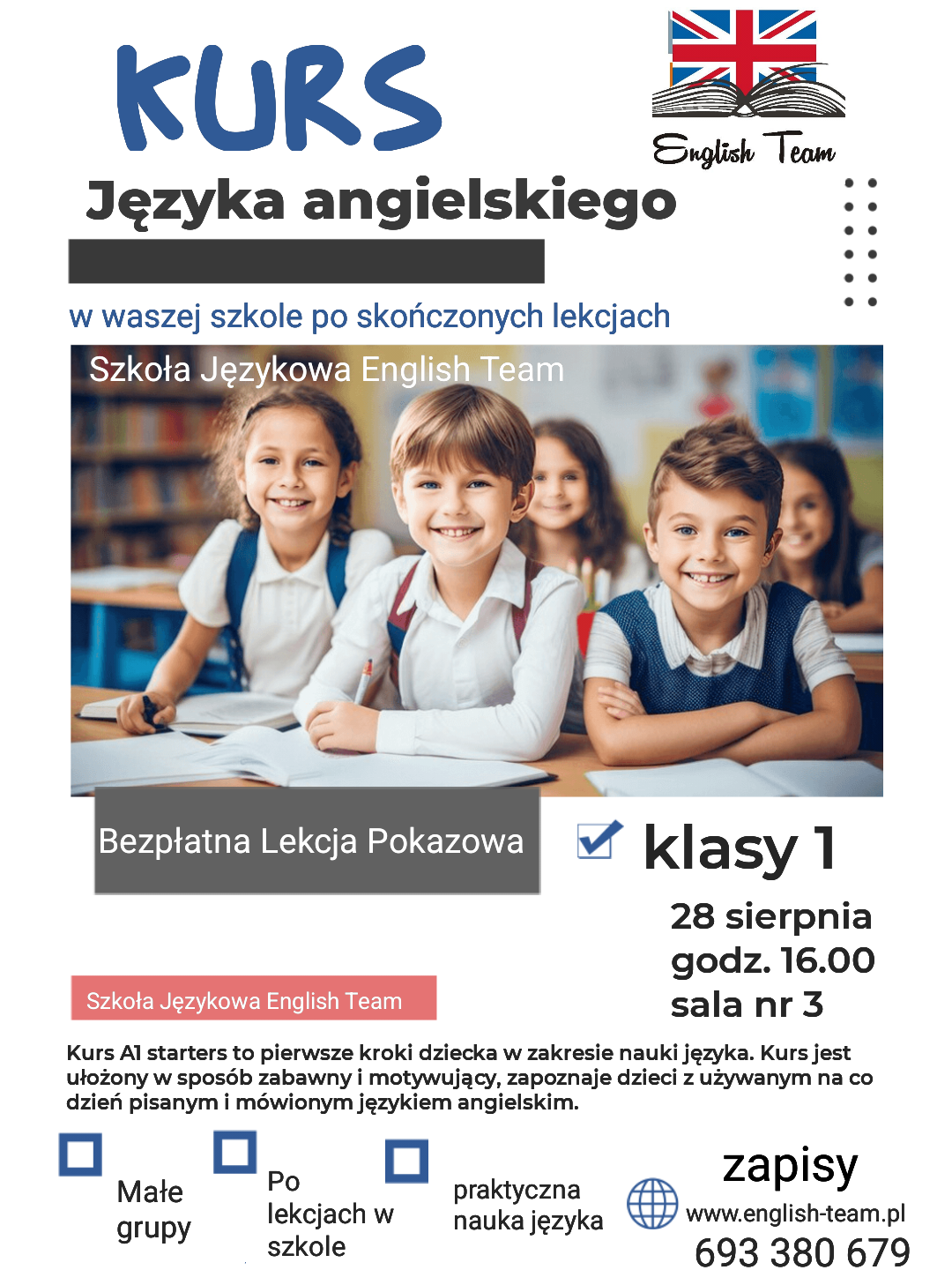 Kurs angielskiego 20.08.24